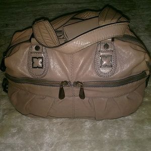 BCBG Maxazaria leather  handbag with lipstick case